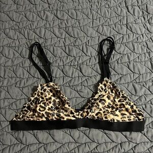 Victoria's Secret Leopard Print Lace Bra